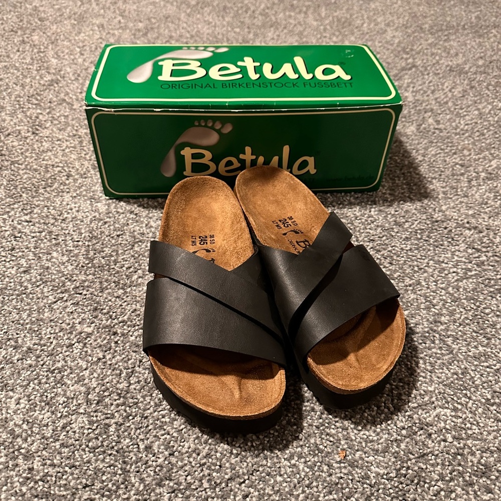 NIB Birkenstock Betula Slides